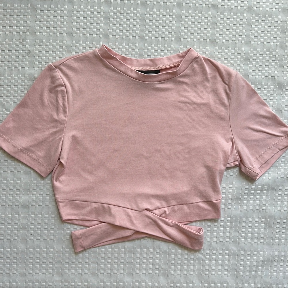 Pink infinite performance top